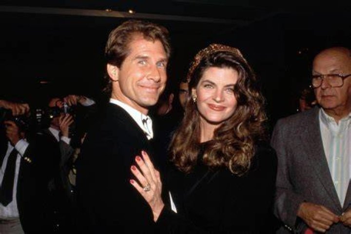 Parker Stevenson and Kirstie Alley at the PRO-Peace Public Service Announcement for the Great Peace March for Global Nuclear Disarmament on October 5, 1985. | Source: Getty Images
