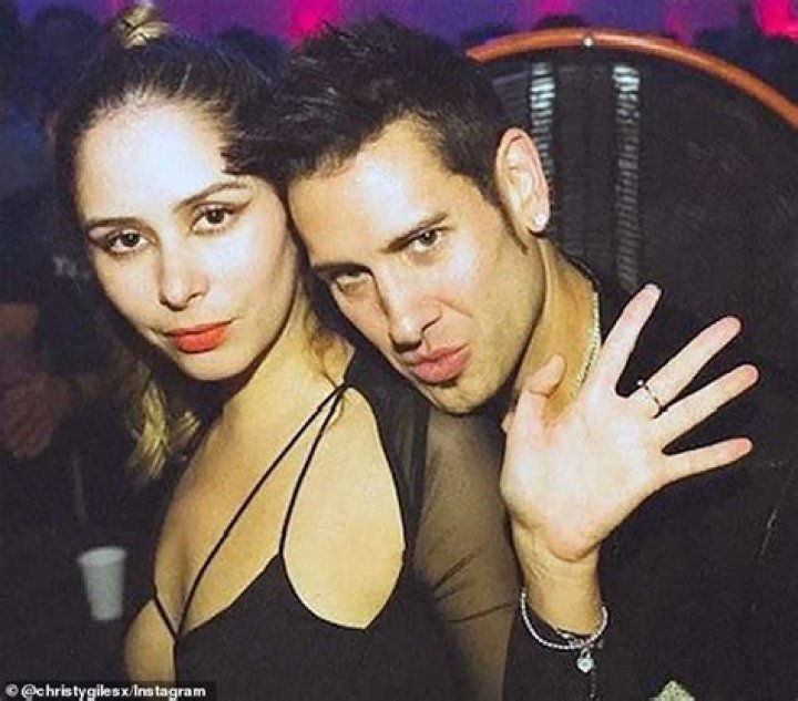 Pearce and Cabralez-Arzola are pictured together at a warehouse party on November 13 2021, hours before the architect and her model friend Christy Giles suffered fatal overdoses