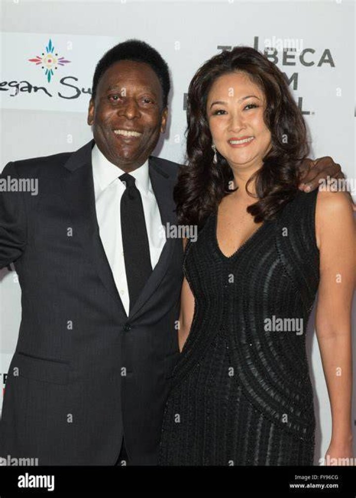Pele and Marcia Aoki attend the premiere of "Pele: Birth of a Legend" at Borough of Manhattan Community College during the 2016 Tribeca Film Festival in New York City on April 23, 2016 | Getty Images