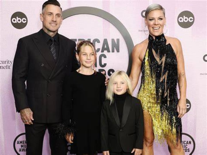 Pink, Carey Hart, Willow Hart, and Jameson Hart on February 05, 2019 in Hollywood, California | Photo: Getty Images