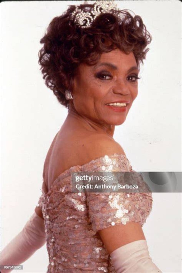 Portrait of American singer Eartha Kitt [Left] | Photo of Eartha Kitt's husband Bill McDonald. [Right] | Photo: Getty Images
