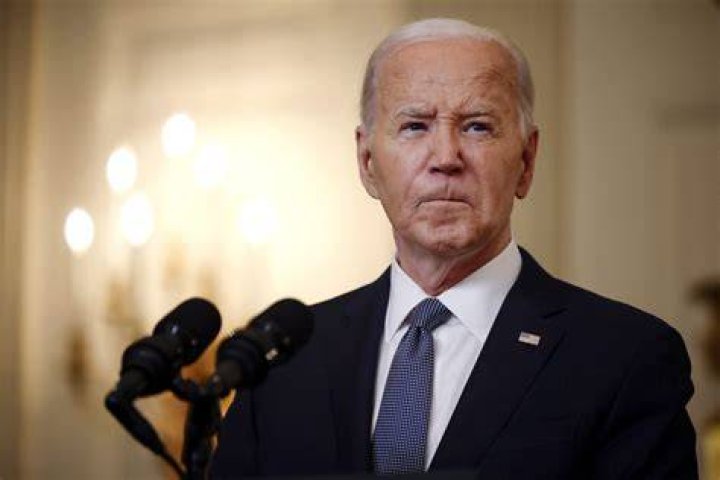 President Biden posted a photo of him speaking on the phone after a call with Chinese President Xi Jinping, July 28, 2022.