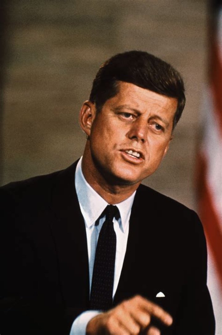 President John F. Kennedy photographed in the Daily News color studio in circa 1961. | Source: NY Daily News Archive/Getty Images