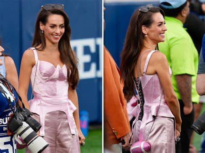 Pretty in pink: She showed off the lavish pink decorations for her niece's birthday party