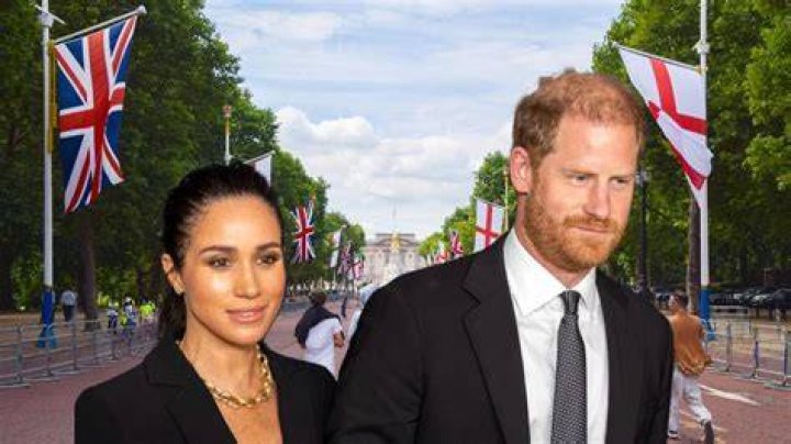 Prince Harry was spotted juggling in the background of Meghan Markle's 40th birthday video to launch her '40x40' campaign