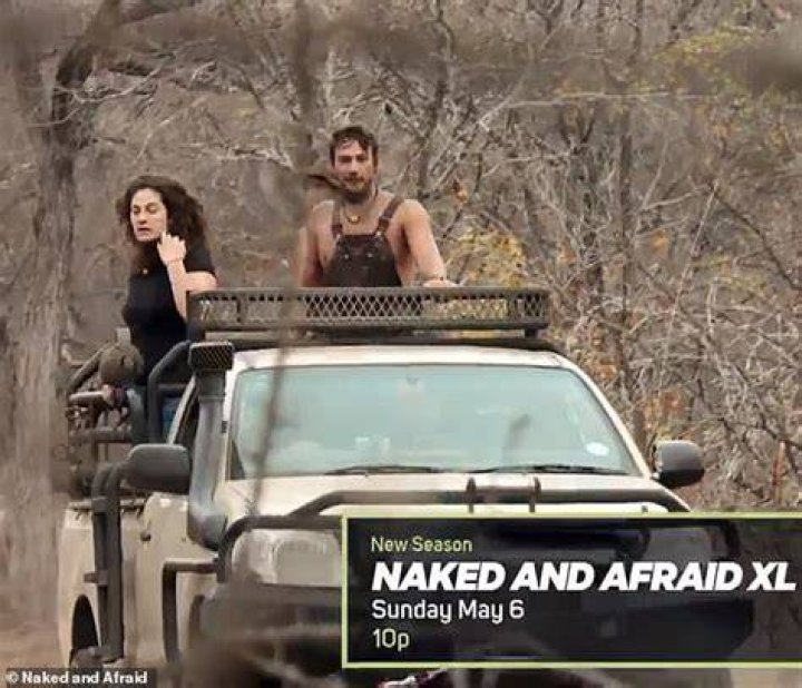 Rauscher is pictured alongside Naked and Afraid XL costar Dustin 'Duck' Campbell in 2018