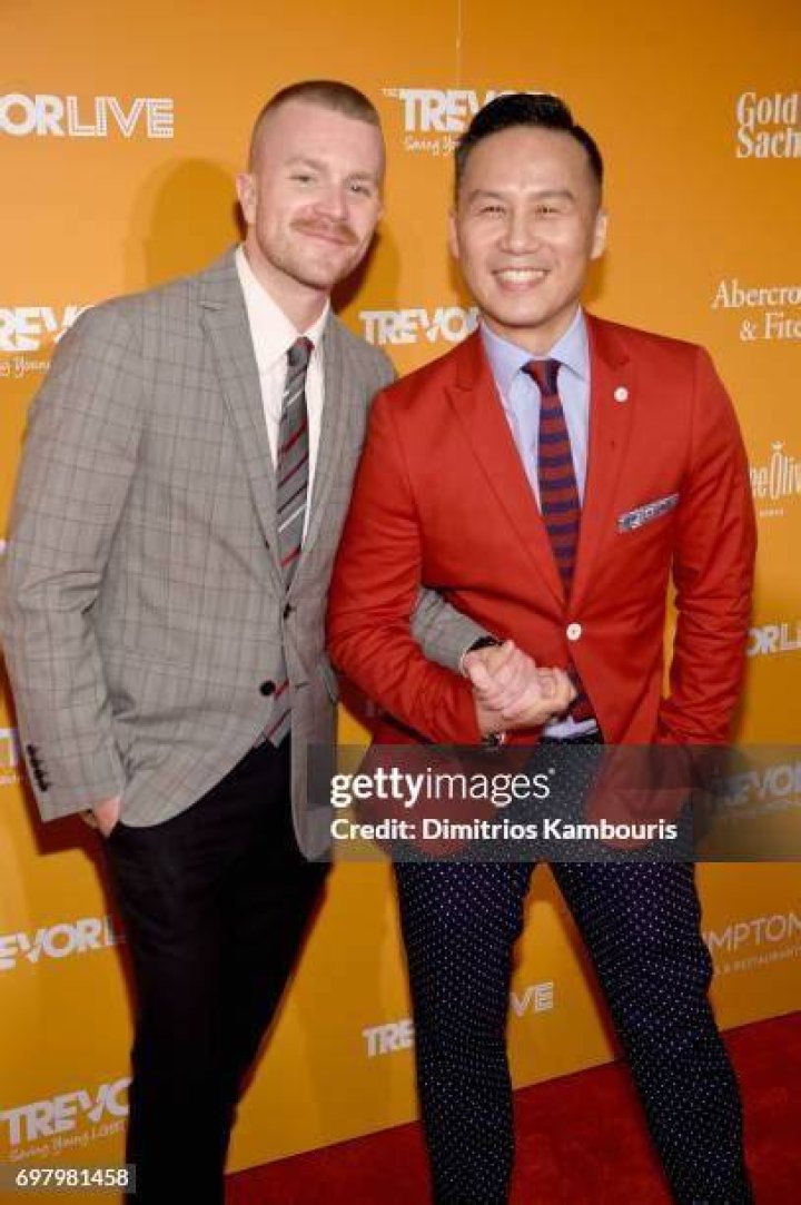 Richert Schnorr and B.D. Wong at Marriott Marquis Times Square on June 19, 2017 | Photo: Getty Images