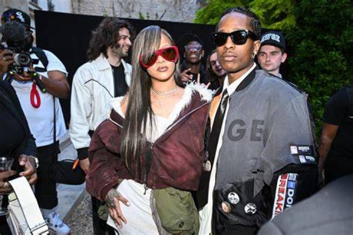 Rihanna and A$AP Rocky attend the 80th Annual Golden Globe Awards held at the Beverly Hilton Hotel on January 10, 2023, in Beverly Hills, California | Source: Getty Images