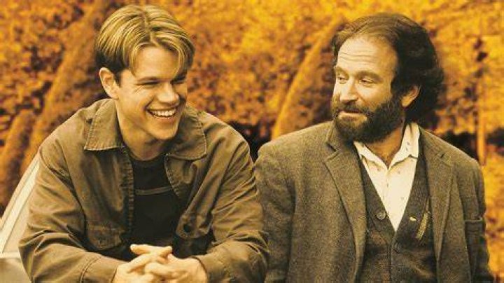Robin Williams and Matt Damon in the 1997 drama movie "Good Will Hunting" | Source: Getty Images