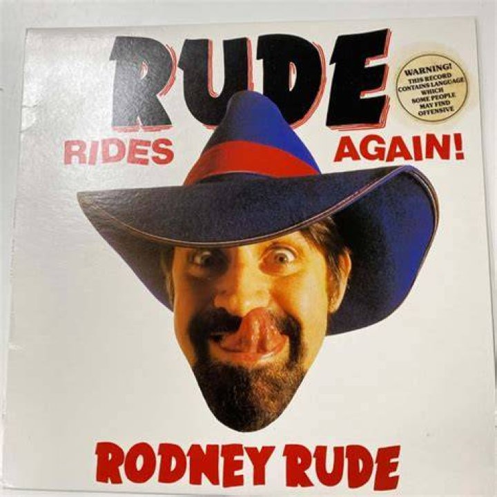 Rodney Rude, 78, rose to fame in the '70s thanks to his bawdy jokes about sex, race and politics. He is pictured here in 1999