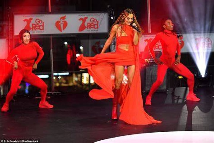 Runway sensation: Gershon commanded attention while she strutted down the runway