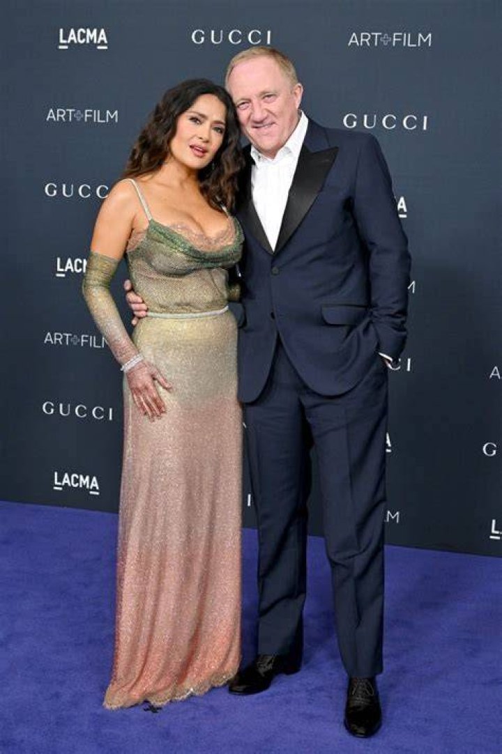 Salma Hayek and François-Henri Pinault at Palm Springs Convention Center on January 2, 2020 in Palm Springs, California. | Photo: Getty Images
