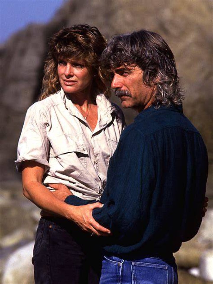Sam Elliott and Katharine Ross at the Hollywood Women's Press Club's 48th Annual Golden Apple Awards on December 11, 1988, in Beverly Hills, California | Source: Getty Images