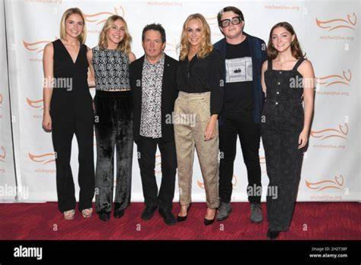 Sam Fox, Esme Fox, Tracy Pollan, Michael J. Fox, Aquinnah Fox, and Schuyler Fox attend the Academy of Motion Picture Arts and Sciences 13th Governors Awards at Fairmont Century Plaza on November 19, 2022 in Los Angeles, California | Source: Getty Images