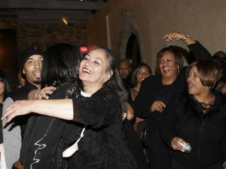 Sarah L. Porter (L), Kim Porter (C) and Quincy Brown at Kim Porter&rsquo;s Surprise Birthday Party in