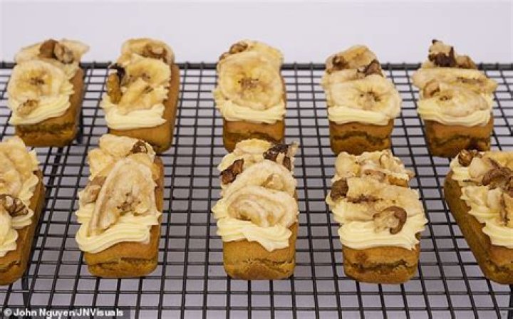 Sarah said her banana loaves didn't look as pretty as the ones in the photographs, but were full of fruity flavour