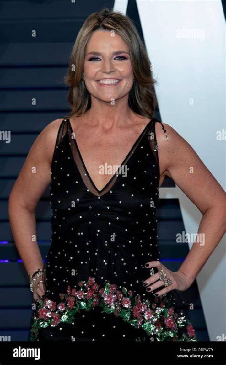 Savannah Guthrie attends the 2019 Vanity Fair Oscar Party at Wallis Annenberg Center on February 24, 2019 in Beverly Hills, California | Photo: Getty Images