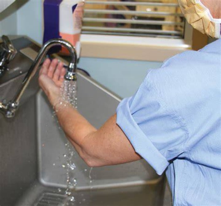 Scrub: Instead of rinsing the mask off with water, Hailey uses a cleanser to make sure that there is 'nothing excess left' on her skin before she moves on with her regimen