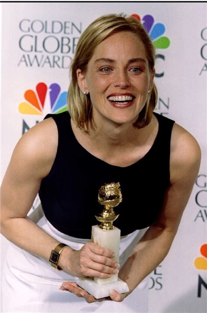 Sharon seen here aged 34