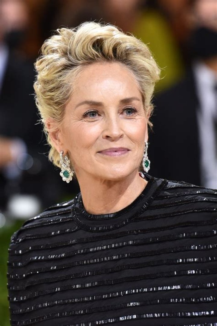 Sharon Stone is a 63-year-old actress