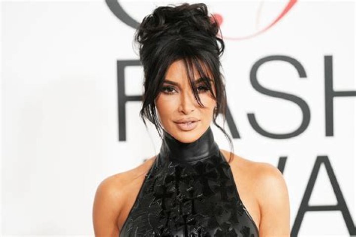 She wore it first: Kim Kardashian, 40, wore the same dress at the People's Choice Awards in LA back in 2018 (pictured)