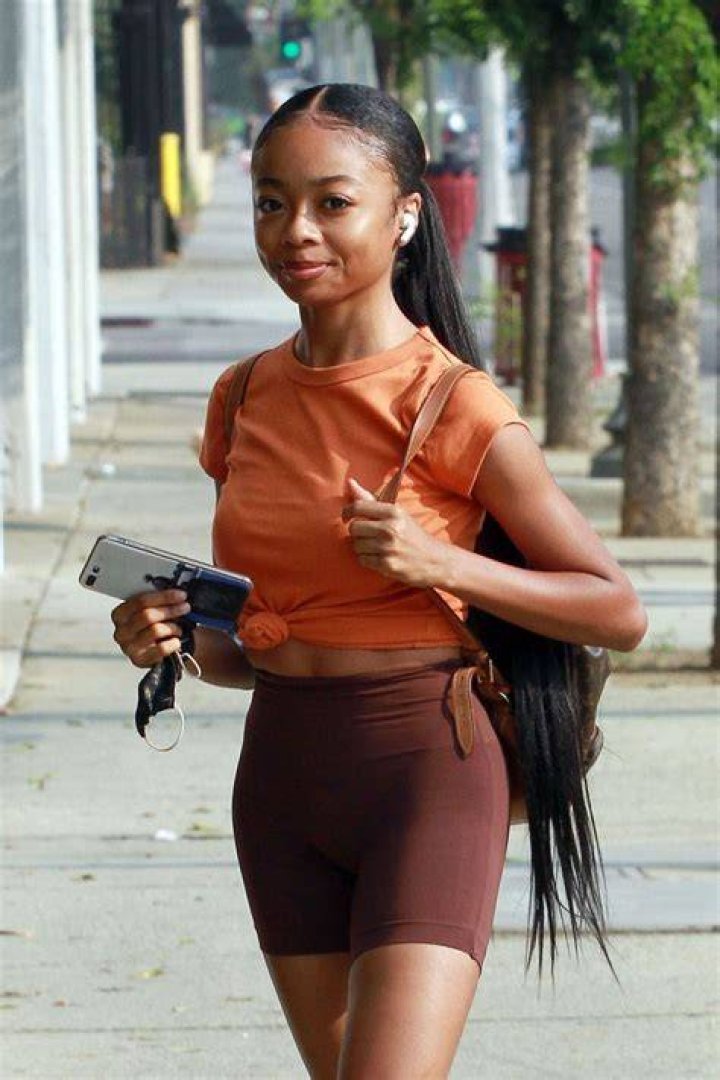 SKAI JACKSON Arriving at a Dance Studio in Los Angeles 09/16/2020 HawtCelebs