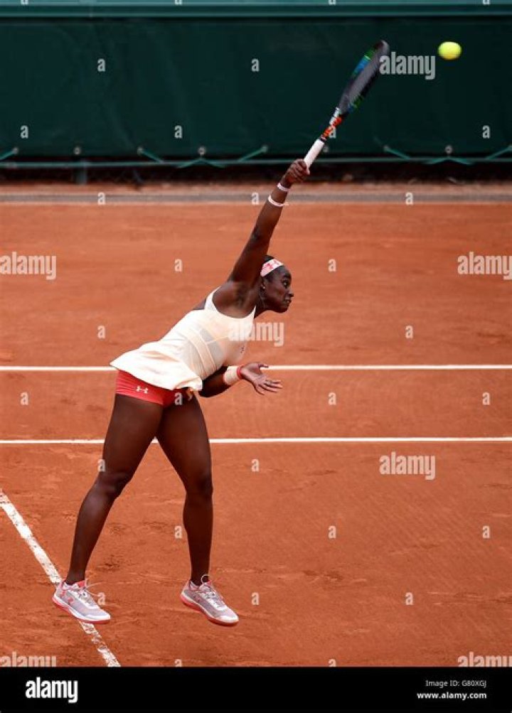 Sloane Stephens during her Women's Singles first round match on day two of the 2019 US Open at the USTA Billie Jean King National Tennis Center on August 27, 2019. | Photo: Getty Images