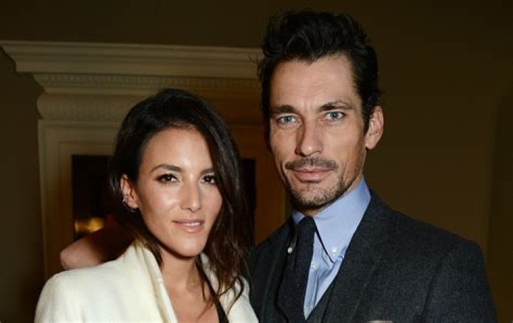 Stephanie Mendoros and David Gandy attend the cocktail opening of the Chopard exhibition in 2016