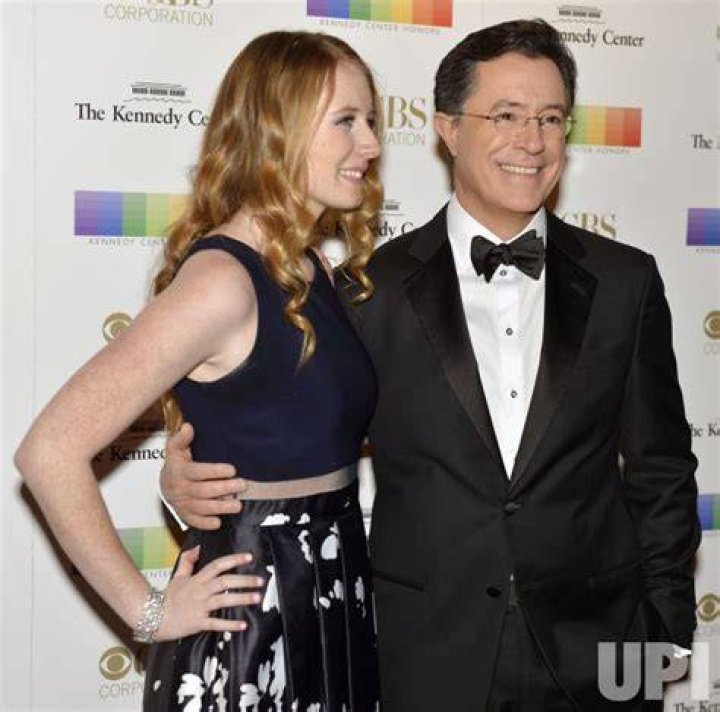 Stephen Colbert and daughter Madeline arrive for Kennedy Center Honors Gala in Washington DC