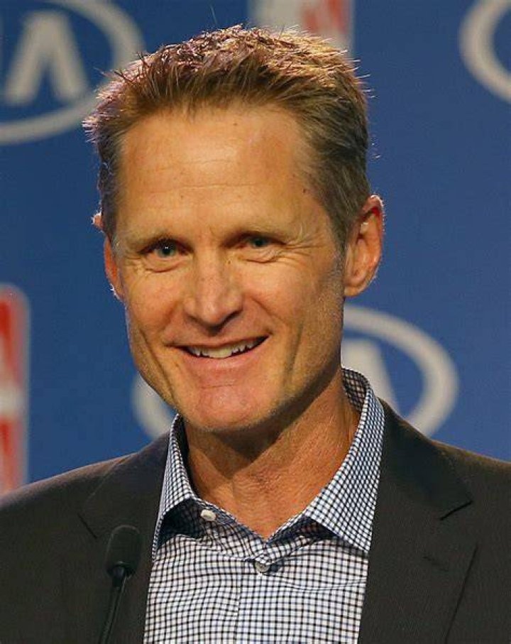 Steve Kerr of the Golden State Warriors at a game against the Boston Celtics in 2019 in Boston | Source: Getty Images