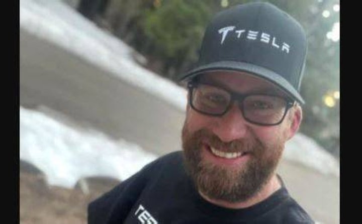 Steven Michael Hendrickson, 35, was killed when his white Tesla Model 3 struck an overturned semi-truck at about 2.30am on May 5