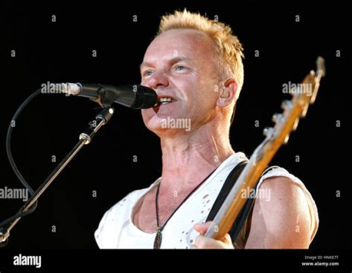 Sting's affair with his wife's friend that caused a stir