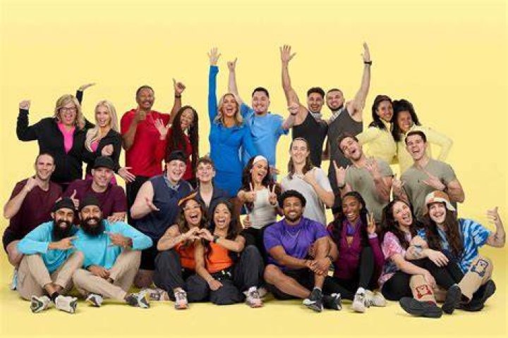 Straight in: The contestants were not shy about throwing themselves into a kissing challenge in the hope of winning points