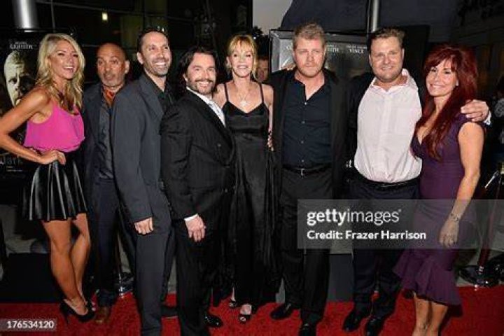 Suzanne Quast, Suri Krishnamma, Adam Targum, Frank John Hughes, Melanie Griffith, Michael Cudlitz, Zachery Ty Bryan, Suzanne DeLaurentiis on August 14, 2013 in Hollywood, California. | Source: Getty Images