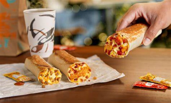 Taco Bell grande breakfast burrito