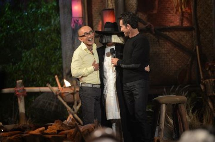 Tai Trang, Sia, and Jeff Probst standing next to each other at 'Survivor: Kaoh Rong' live reunion show