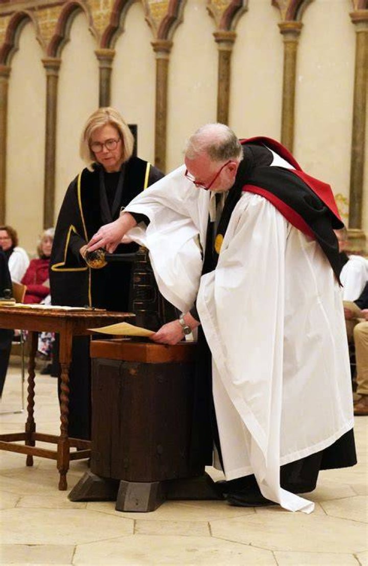 The ceremony with the Archbishop of Canterbury in Kensington Palace saw them 'privately exchange personal vows' just three days before their wedding (pictured in Sydney in 2018)