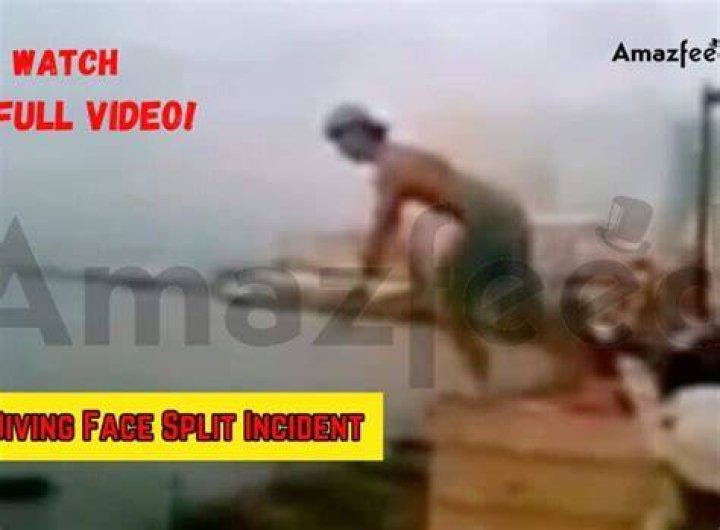 THE DIVING FACE SPLIT GUY A GRAPHIC OG SHOCK VIDEO Misc Sundry