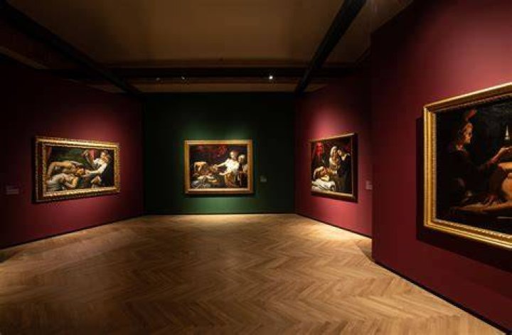 The exhibition Caravaggio and Artemisia: Giuditta's challenge was inaugurated at Palazzo Barberini. In the photo Judith beheads Holofernes, painted by Louis Finson. Rome (Italy), November 30th, 2021. | Source: Marilla Sicilia/Archivio Marilla Sicilia/Mondadori Portfolio via Getty Images