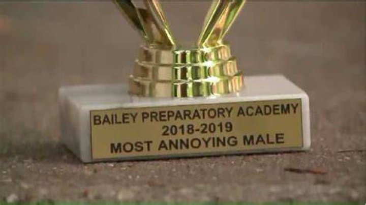 The Most Annoying Student Award by Bailly Preparatory Academy. | Source: YouTube/ ABC 7 Chicago