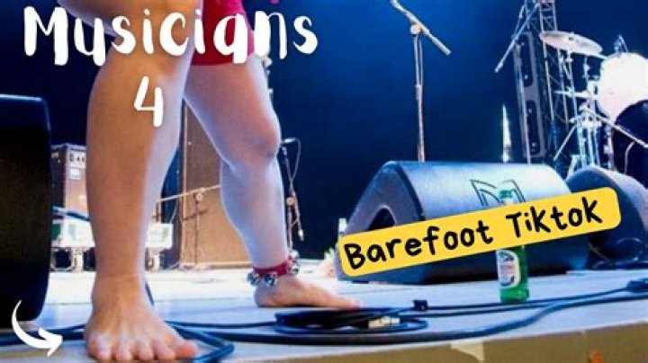 The musicians played barefoot for a better grip.