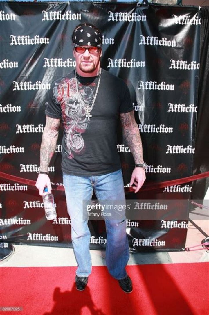 The Undertaker at the Affliction Banned event on July 19, 2008, in California | Source: Getty Images