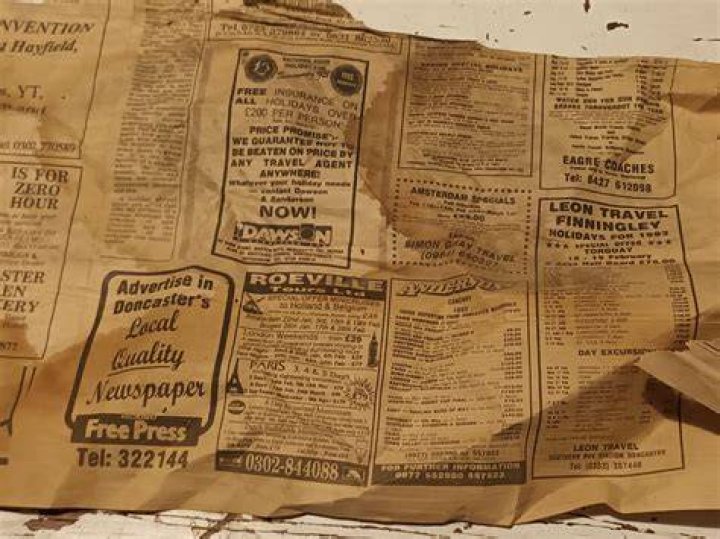 They found old newspaper clippings. | Source: Unsplash