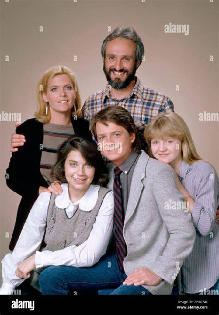 Tina Yothers, Michael Gross, and Actress Meredith Baxter at the NBC's 75th Anniversary Special on May 5, 2002 | Photo: Getty Images