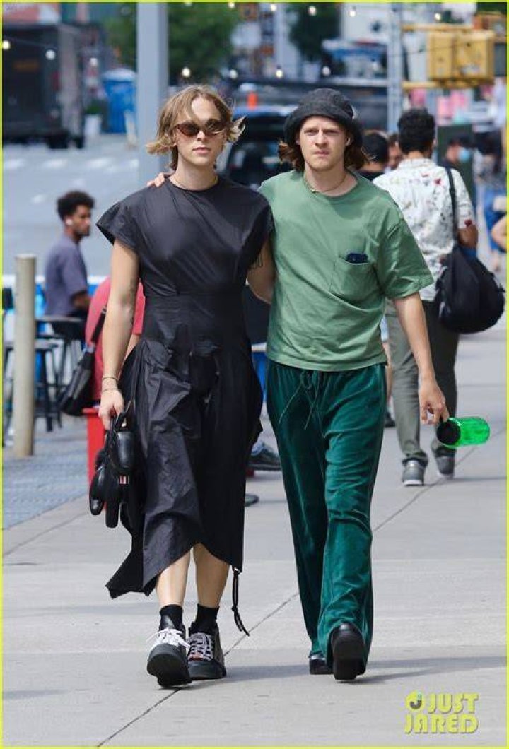 Tommy Dorfman and Lucas Hedges attend Cinespia's screening of 'Josie and the Pussycats' held at The Greek Theatre on July 23, 2021 in Los Angeles, California | Source: Getty Images