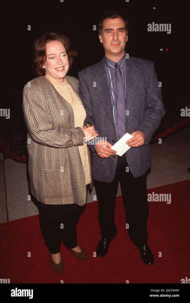 Tony Campisi and Kathy Bates at the AMPAS Reception on January 28, 1993 at the Academy Theater