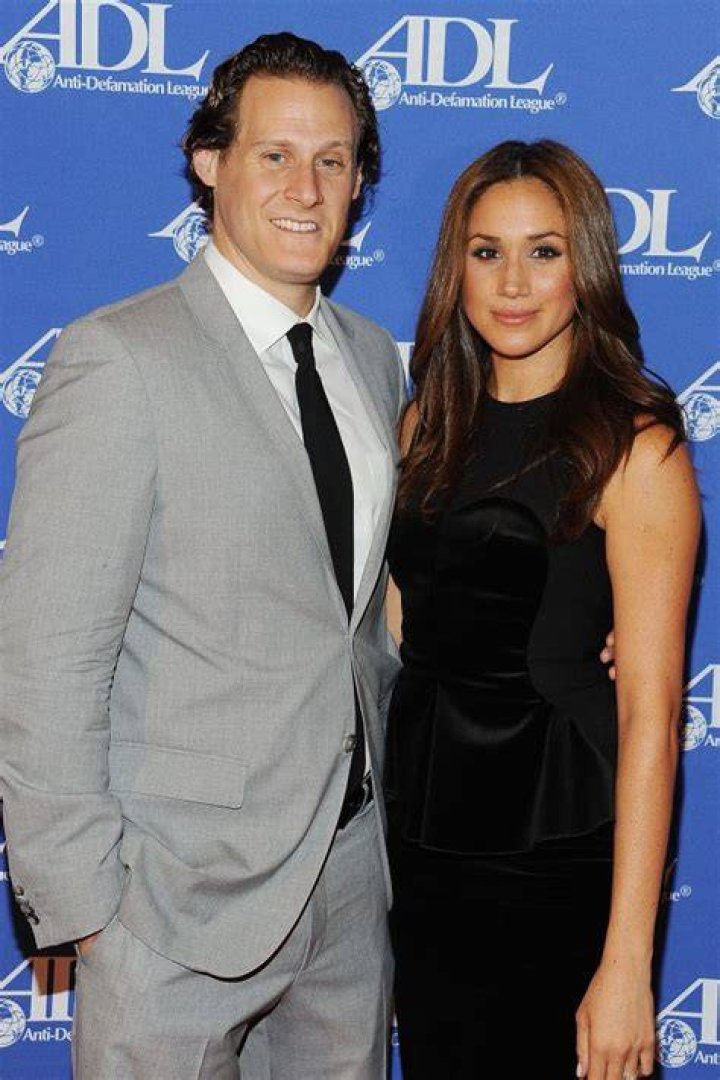 Trevor Engelson and Meghan Markle arrives at the Anti-Defamation League Entertainment Industry Awards Dinner at The Beverly Hilton hotel on October 11, 2011, in Beverly Hills, California. | Source: Getty Images