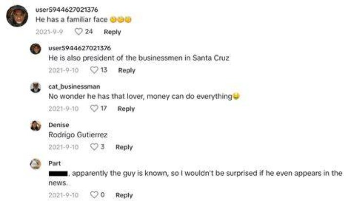 User comments dated September 9, 2021 | Source: TikTok/capi_oficial38