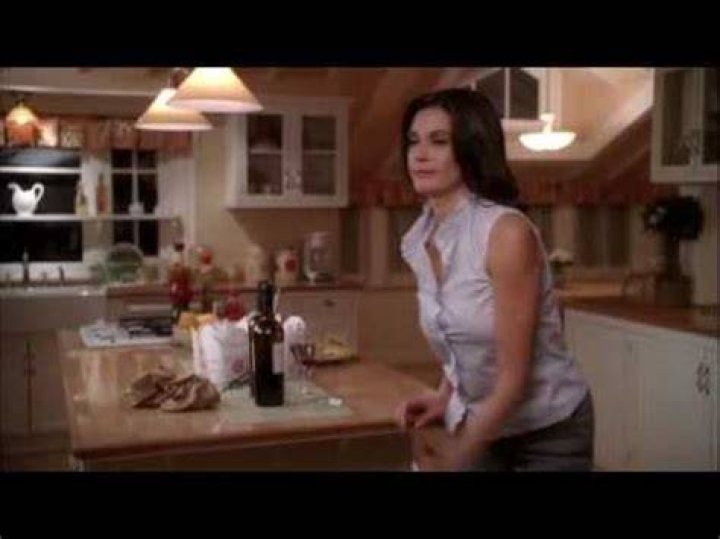 Va va voom! Desperate Housewives star Teri Hatcher, 58, had all eyes on her in a PVC cherry-red sleeveless gown that put her toned arms on display
