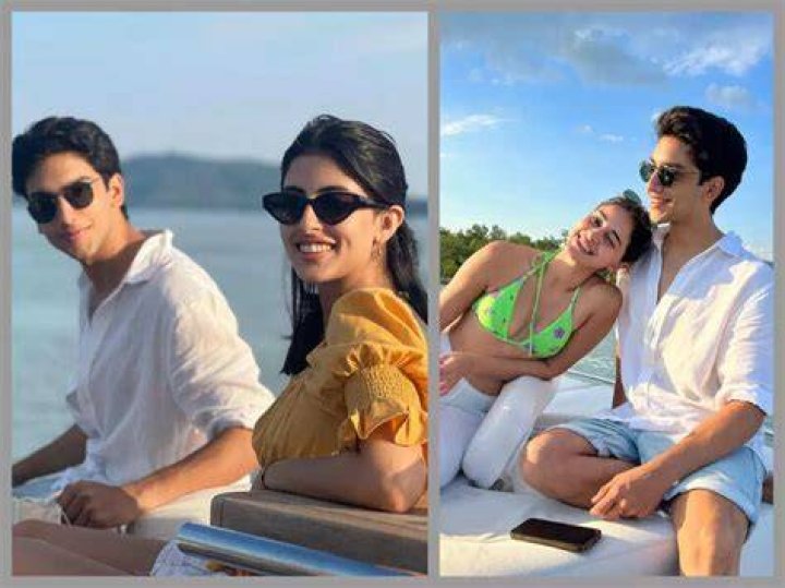 Vedang Raina Vedang Raina, Ananya Panday and Navya Naveli Nanda enjoy a sunny vacation in